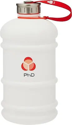 Nutrition 2.2 Litre Water Bottle Jug Matte White Bpa-Free Plastic And Moulded • £7.80