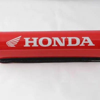 New Red Honda Dense Foam Handlebar Protector Pad 7.9in Length White Text • $10.95