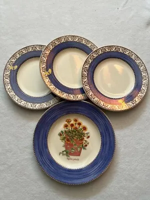 £60 • Buy Wedgwood Sarahs Garden Queens Ware Scroll Blue Bread And Butter Plate 