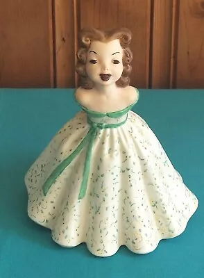 Vintage Holland Mold Southern Belle Girl Lady Figurine Ceramic Matte & Glazed • $14.99