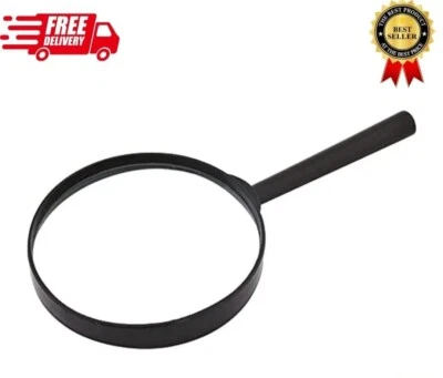 £2.35 • Buy Magnifying Glass 75mm Large Magnifier Reading Glass Lens Handheld Uk