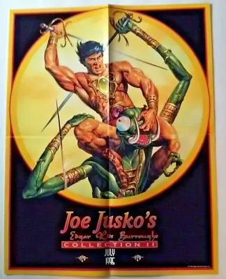 Joe Juskos 1995 Edgar Rice Burroughs Collection John Carter Tarkas Promo Poster  • $9.95