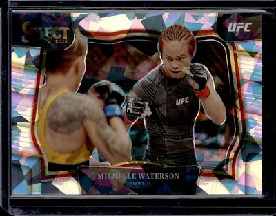 MICHELLE WATERSON 2023 Panini Select UFC Octagonside Cracked Ice 4/8 #283 • $8.50