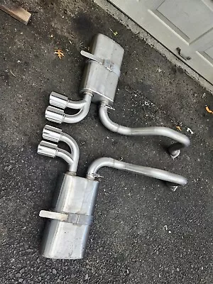 97-04 Corvette C5 Performance Dual Exhaust Mufflers Stainless Steel NICE USED • $629.10