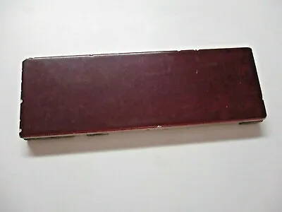 A.E Tile Co. USA 6-1/16  Satin Plum Dark Red Ceramic Subway Wall Tile 1 Antique • $34.90