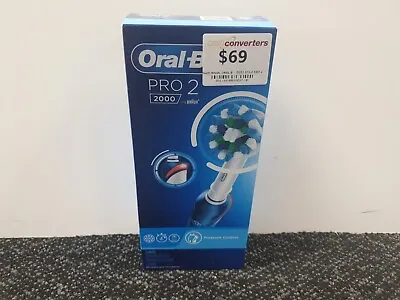 $69 • Buy Oral-B Pro 2 2000 Electric Toothbrush - Dark Blue
