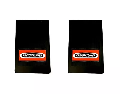 $67.99 • Buy Freightliner 10  X 15  X 1/4  OEM PDT132 Black Rubber Semi Truck Mud Flaps-Pair