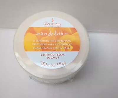 THE SANCTUARY SPA COVENT GARDEN MANDELULAR SENSUOUS BODY SOUFFLE 150ml POT NEW • £7.99