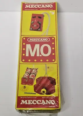 Meccano 086460 M.O 6v Electric Motor Set 1983 Vintage Battery Operated SEALED • £36.99