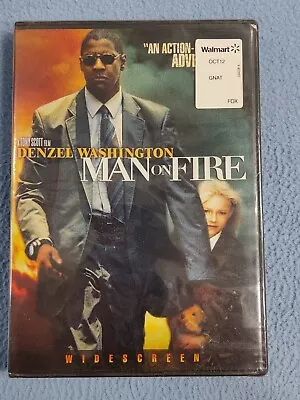 New Sealed Man On Fire Dvd Denzel Washington Dakota Fanning Christopher Walken • $5.99