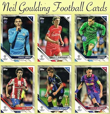 Topps ☆ UEFA CHAMPIONS LEAGUE 2021-22 ☆ Football Cards #1 To #200 • £0.99
