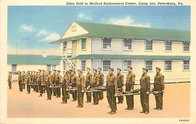 Military VA Petersburg Virginia Camp Lee Litter Drill Medical Replacement • $4