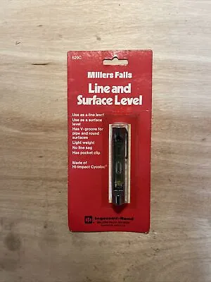 NOS Vintage Millers Falls No. 629C Line And Surface Level In Package • $4