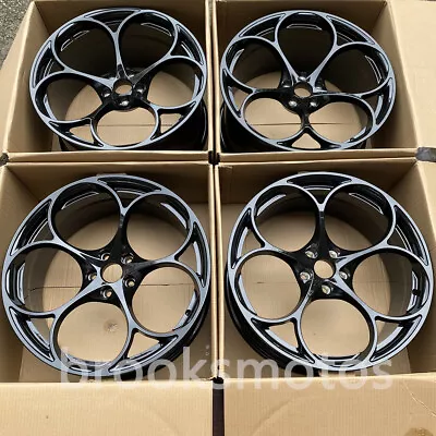 21  Forged Gloss Black Style Wheels Rims Fits For Audi S5 F5 21x9 21x10 Set Of 4 • $1599