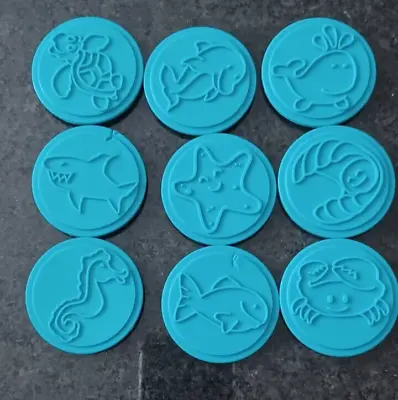 9 X Ocean Themed Alternative Stampers For Crayola Color Wonder Light-Up Stamper • £1.50