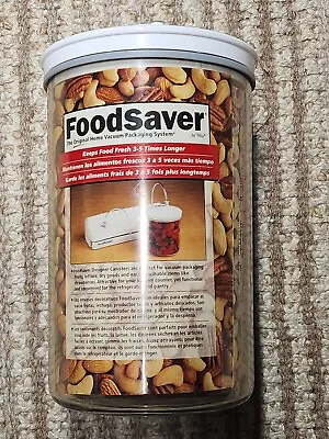 Please Read DiscriOpen Box Food Saver 3-1/4 Quart Vacuum Seal Canister Container • $29.99