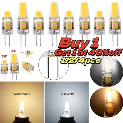 Dimmable G4 12V LED COB 3W 6W 10W 20W Light Bulb Capsule Replace Halogen Bulb • £2.88