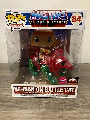 Funko Pop! Rides: Masters Of The Universe He-Man On Battle Cat (Flocked) Target  • $11.11