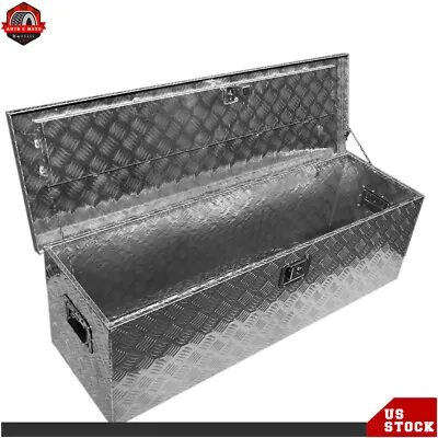 For Truck Trailer Tool Storage Pickup 49in Tool Box Aluminum W/ Side Handle • $148.74