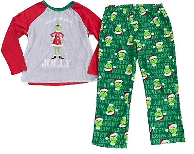 The Grinch Christmas Pajamas Mens Size Large This Is Jolly Whatever • $15