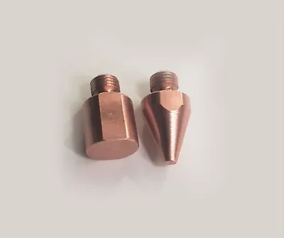 1 Pair Spot Welder FLAT Tips #TnT040212 For Miller TT-6 TT-9 & G7 Welding Tong • $15