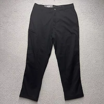 Gerry Cargo Pants Mens 36x30 Black Outdoor Hiking Stretch Casual Fleece Lined • $23.95