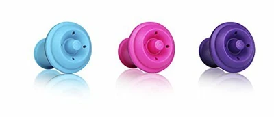 $33.91 • Buy Vacu Vin Wine Saver Vacuum Stoppers Set Of 6– Blue/Pink/Purple
