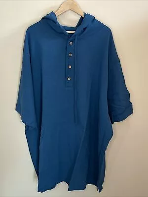 KS Island Teal Blue Cotton Short Sleeved Pullover Mens Shirt 5XL Brand New • $30