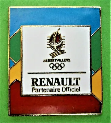 £6.50 • Buy F901*) Albertville 92 Winter Olympic Games Renault Cars Tie Lapel Pin Badge