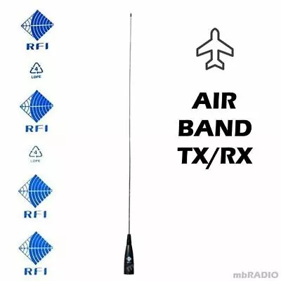 Rfi Cd29-118136-00 Black Vhf Air Band 118-136mhz Tx/rx Antenna Only • $129.95