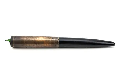 Vintage 1940s WAHL Eversharp Skyline Black Fountain Pen 14K Gold Nib GF Cap  #A1 • £54.36