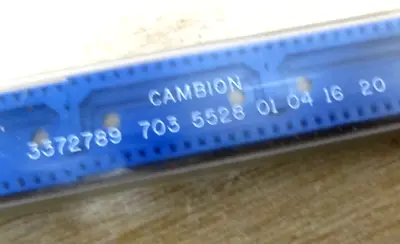 10 Blue 28 Pin IC Sockets Cambion 703-5528-01-04-16 UK Made 28 Way • £8.62
