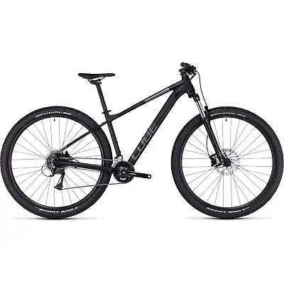 Cube Mens Aim Race Mountain Bike 2023 Cycling Hardtail MTB Aluminium - Black • £598.90