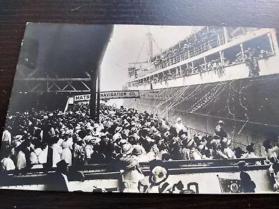 Vintage Matson Navigation Oceanliner Ship RPPC Photo Postcard  • $19.95