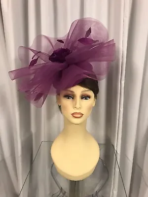 Snoxell Gwyther Fascinator 2319 Wedding Occasion Formal Races Magenta • £150