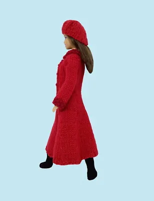 £2.75 • Buy Knitting Pattern 226: Barbie 12  Doll/ Kate M Style Red Coat, Hat And Boots