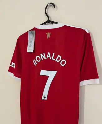 Manchester United 2021 2022 Ronaldo Player Issue Home Football Shirt Adidas Xs • $84.99