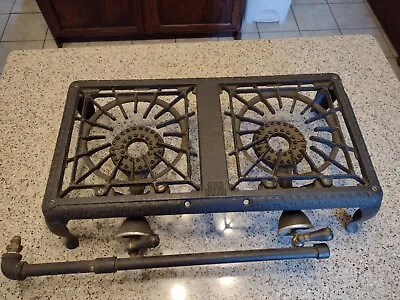 VINTAGE GRISWOLD 2 BURNER COOK STOVE NO 502 1181 D Cast Iron Antique Erie PA  • $50