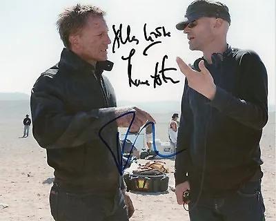 DANIEL CRAIG & MARC FORSTER Signed 10x8 Photo QUANTUM OF SOLACE JAMES BOND COA • £69.99