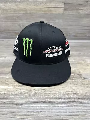 Monster Energy Pro Circuit Fox Head Kawasaki Trucker Hat Snapback Cap • $59.99