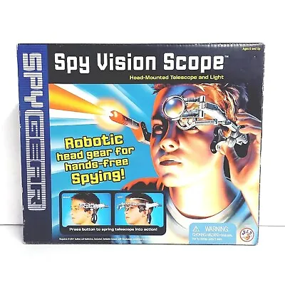 Spy Gear Wild Planet 2002 Spy Vision Scope Head Mounted Telescope & Light • £30.13