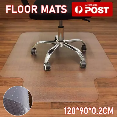 $27.65 • Buy Thick Chair Mat Carpet Hard Floor Protectors PVC Computer Mats Home Office Room 