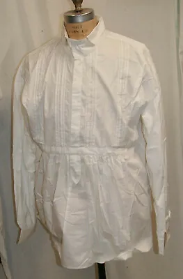 Civil War 1850-1860 Civilian Pleated Dress Shirt Size XXL • $190