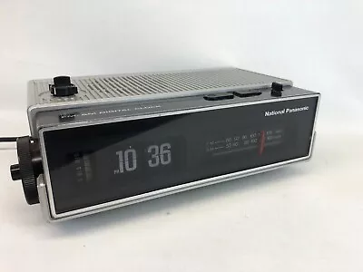 Vintage National Panasonic Flip Clock Radio FM AM RC-6005b • $100