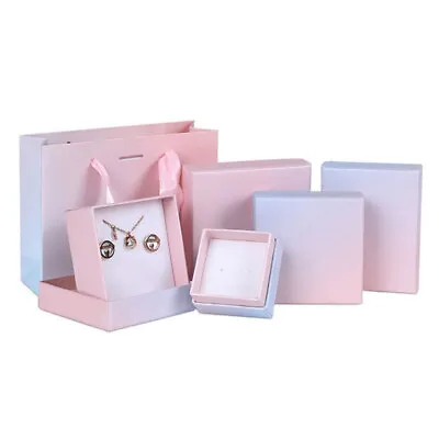 Jewellery Gift Boxes Bag Necklace Bracelet Ring Small Wholesale Gradient Sweet • £3.25