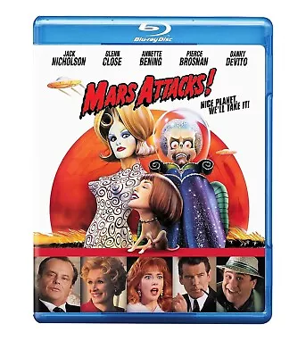 Mars Attacks! (Jack Nicholson Glenn Close Annette Bening) NEW BLU-RAY • $17.98