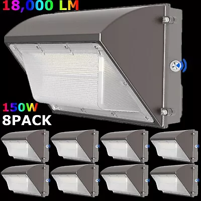 8PC 125W Outdoor Wall Pack LED Security Light800W HPS Metal Halide Bulb Replace • $557.52