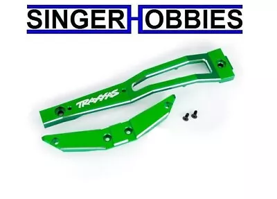 Traxxas 10221-GRN Chassis Brace Front 6061-T6 Aluminum Green-Ano MAXX SLASH TRA1 • $39.95