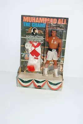 1976 Mego Muhammad Ali The Champ Boxing Action Figure VERY NICE CARDED FIGURE !  • $189