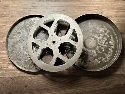 Dupont 7” Metal Film Reel - Film Canister / Reel Case Included - Antique Movie • $14.99